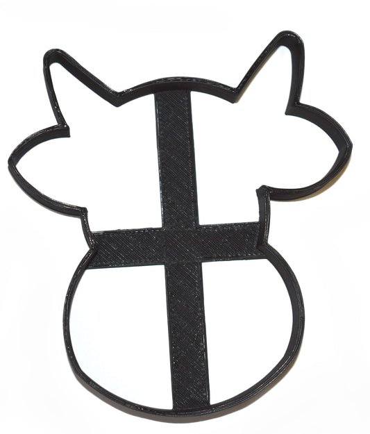 6x Cow Cattle Fondant Cutter Cupcake Topper 1.75 IN USA FD672