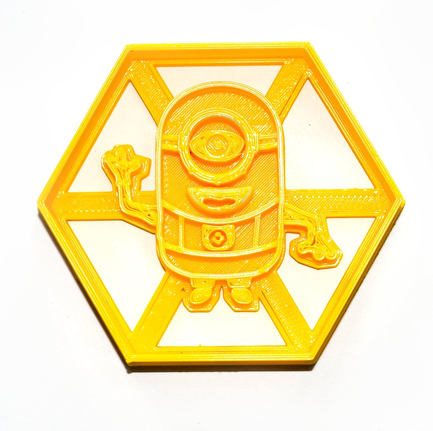 6x Despicable Me Minion Fondant Cutter Cupcake Topper 1.75 IN USA FD431