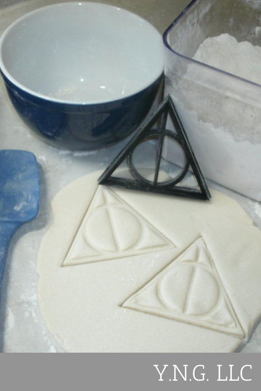 Deathly Hallows Symbol Harry Potter Cookie Cutter Made In USA PR720