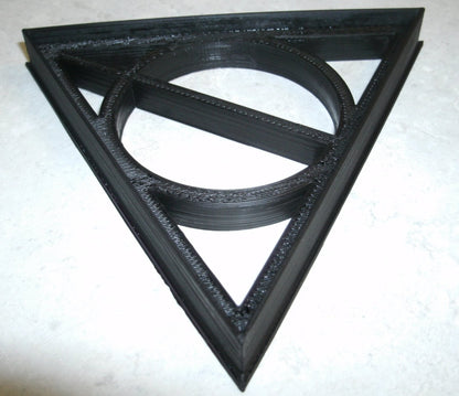 6x Deathly Hallows Fondant Cutter Cupcake Topper 1.75 IN USA FD720