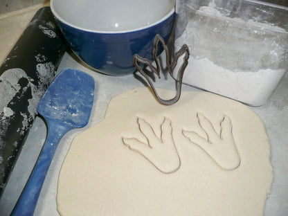 T-Rex Dinosaur Footprint Foot Print Cookie Cutter Made In USA PR566