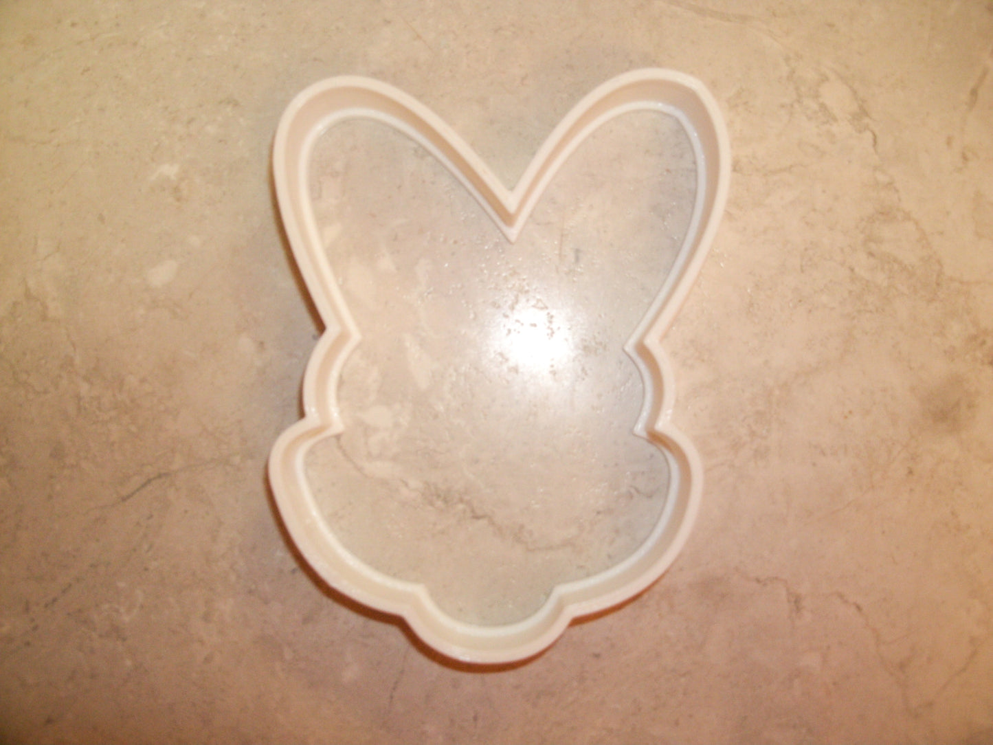 6x Bunny Head Ears Fondant Cutter Cupcake Topper 1.75 IN USA FD215