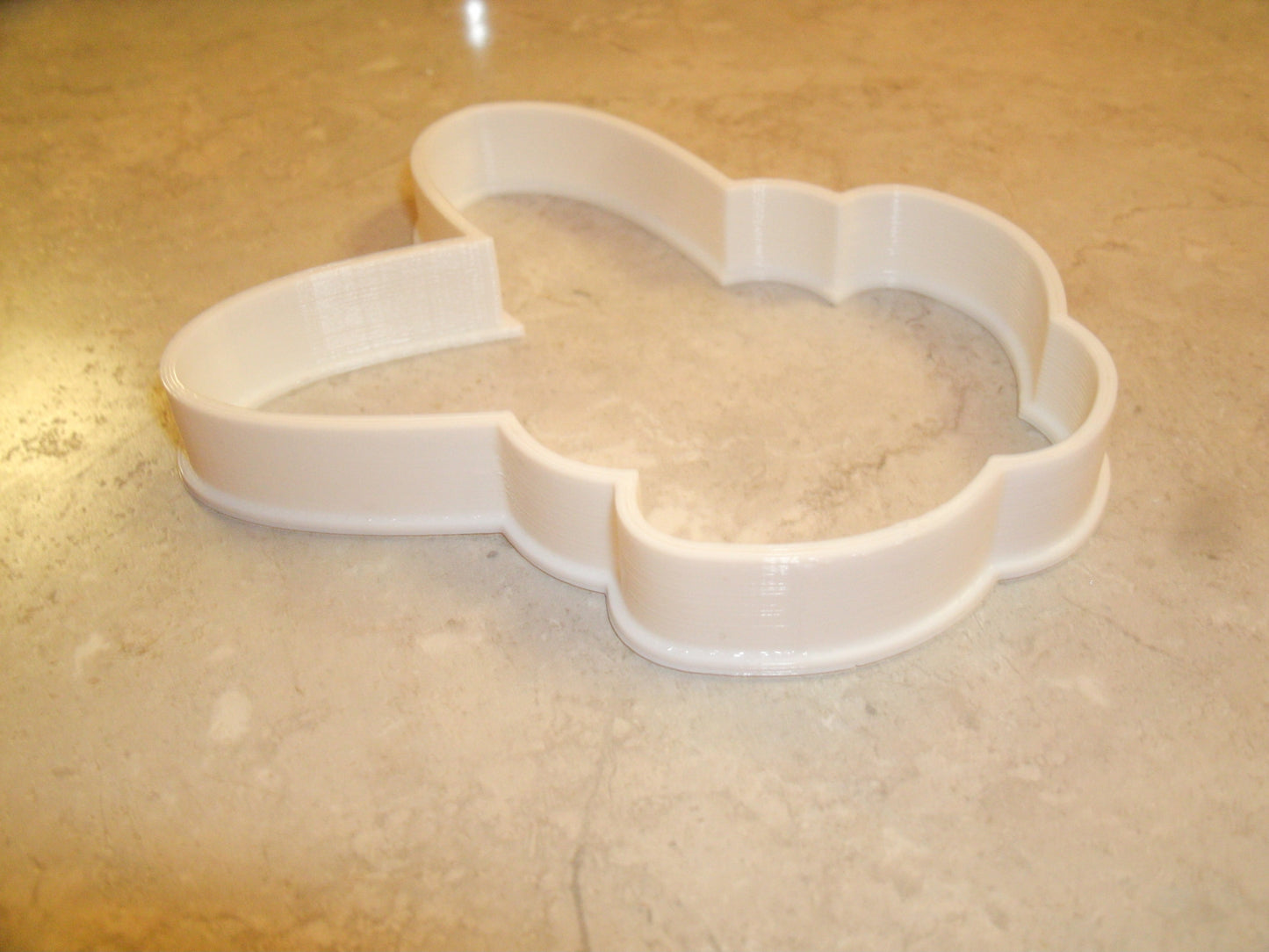 6x Bunny Head Ears Fondant Cutter Cupcake Topper 1.75 IN USA FD215