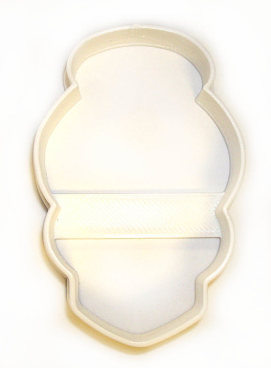 6x Skull With Bun Female Fondant Cutter Cupcake Topper 1.75 IN USA FD852