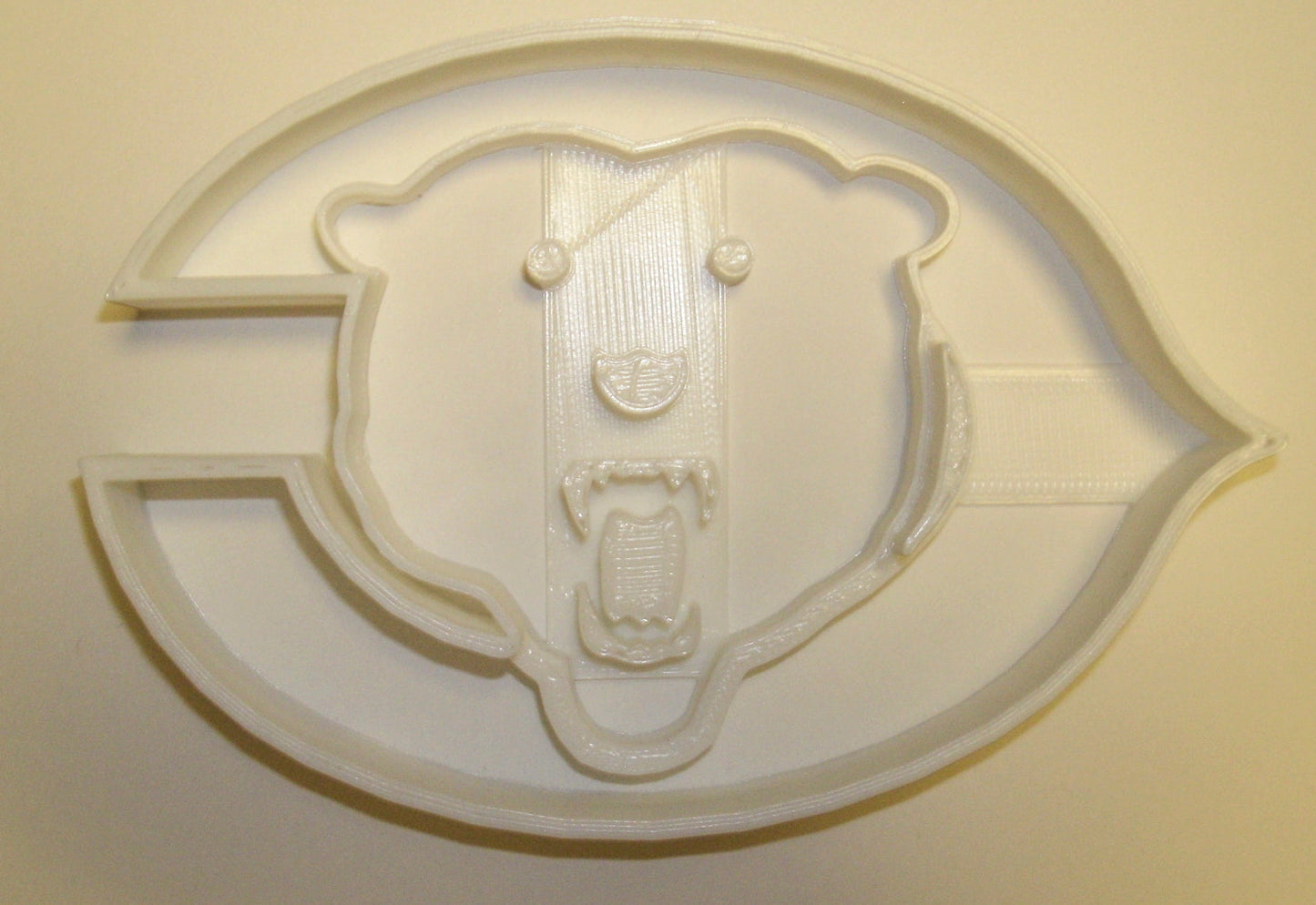 Chicago Bears C With Bear Football Cookie Cutter Made In USA PR312