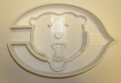 Chicago Bears C With Bear Football Cookie Cutter Made In USA PR312