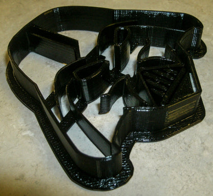 6x Darth Vader Helmet Head Fondant Cutter Cupcake Topper 1.75 IN USA FD99