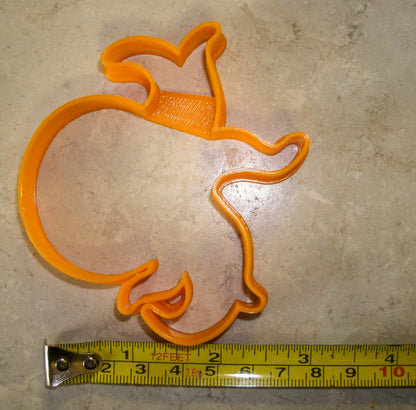 Octopus Eight Limbs Mollusk Cephalopod Cookie Cutter Made In USA PR543