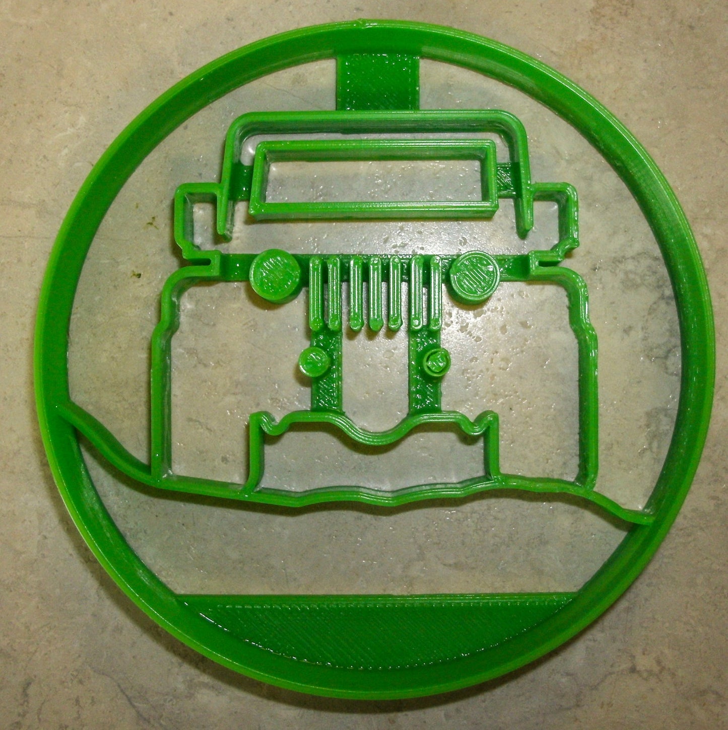 6x Jeep 4x4 Vehicle Fondant Cutter Cupcake Topper 1.75 IN USA FD550