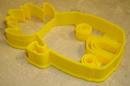 6x Spongebob Pineapple Fondant Cutter Cupcake Topper 1.75 IN USA FD576