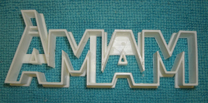 6x Mama Spanish Fondant Cutter Cupcake Topper 1.75 IN USA FD647