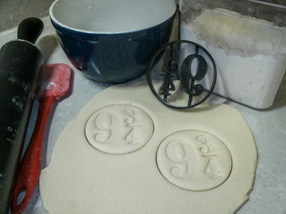 Platform 9 3/4 Kings Cross Station Harry Potter Cookie Cutter Made In USA PR882
