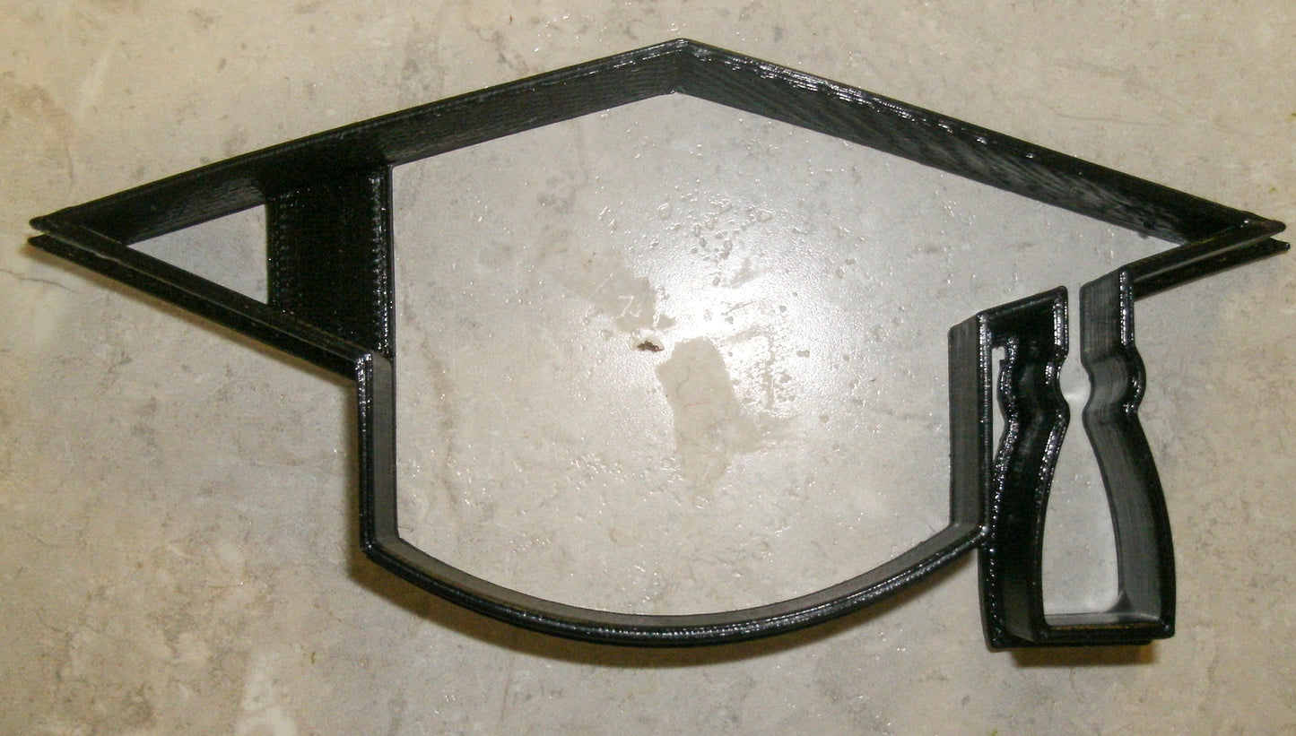 Graduation Cap With Tassel High School College Cookie Cutter Made In USA PR890