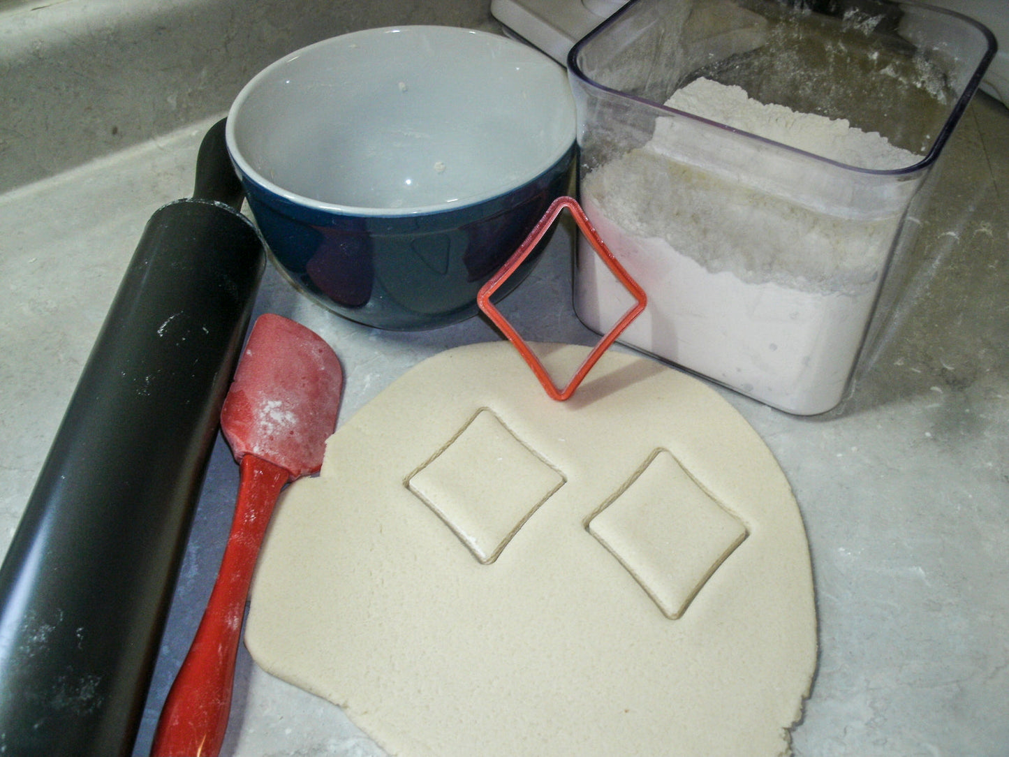 Red Diamond Playing Cards Suits Game Cookie Cutter Made In USA PR900