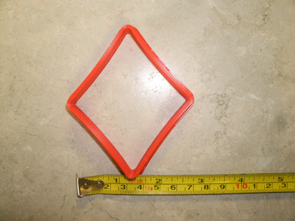 Red Diamond Playing Cards Suits Game Cookie Cutter Made In USA PR900