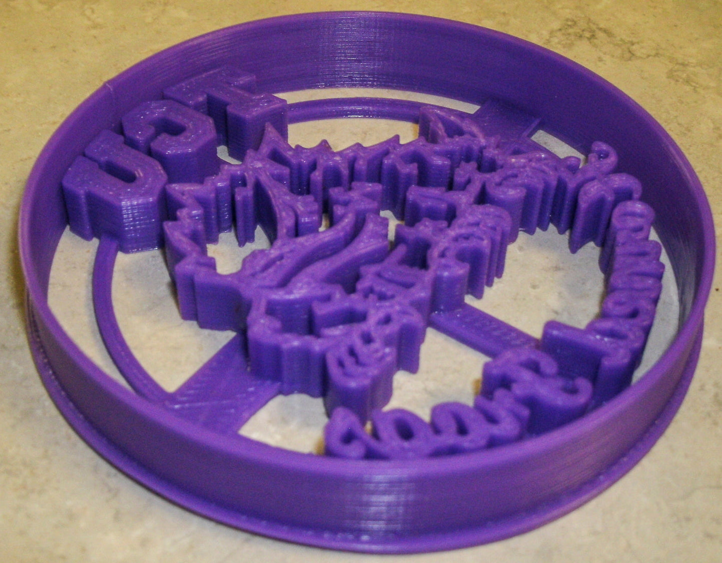 6x TCU Horned Frogs Fondant Cutter Cupcake Topper 1.75 IN USA FD931