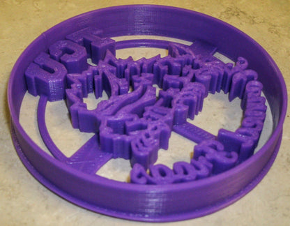 6x TCU Horned Frogs Fondant Cutter Cupcake Topper 1.75 IN USA FD931