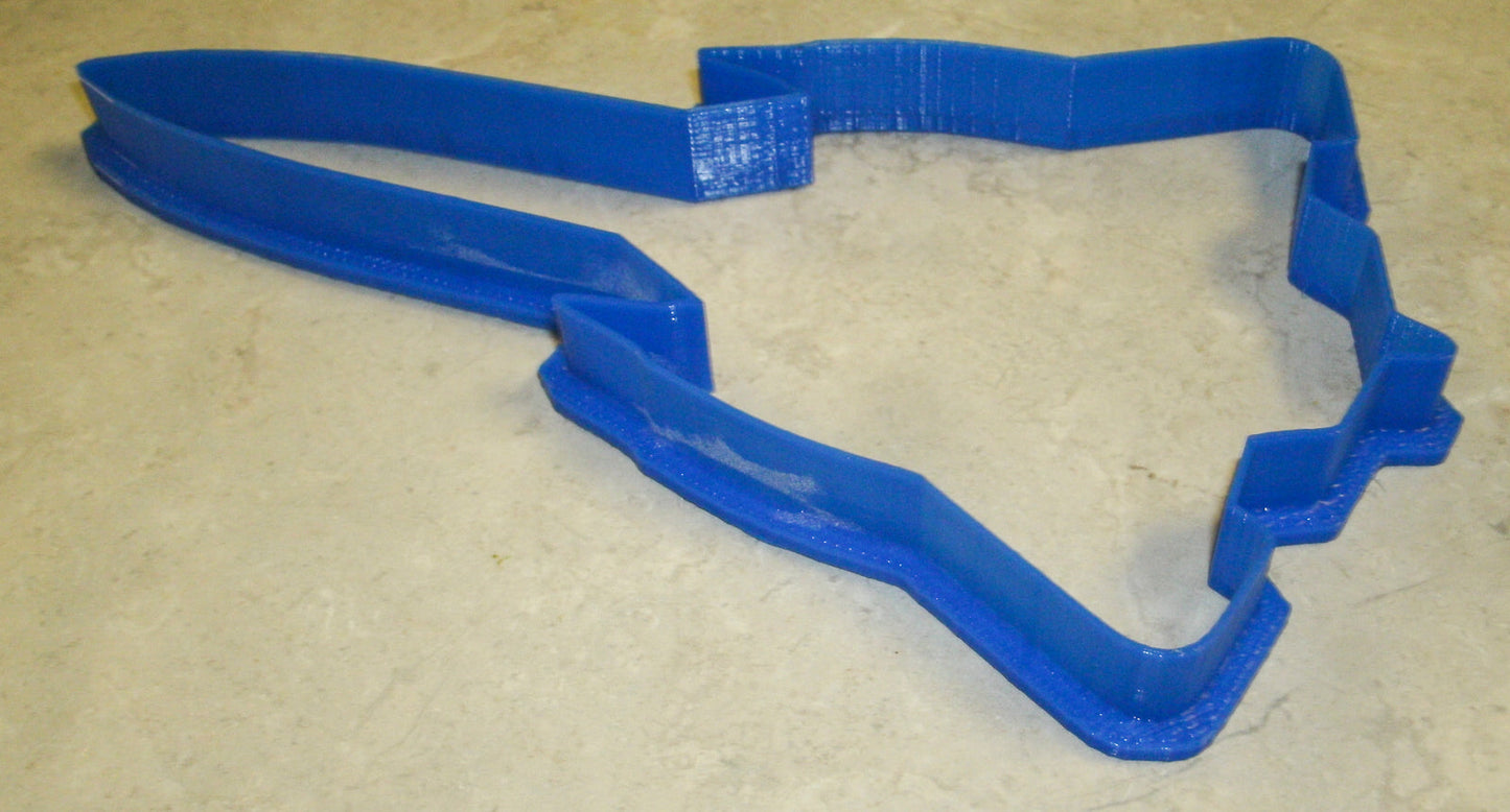 6x SR71 Airplane Military Jet Fondant Cutter Cupcake Topper 1.75 IN USA FD98