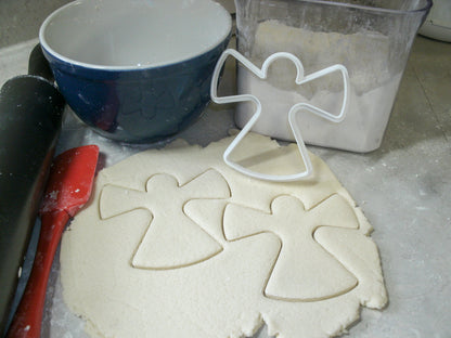 Snow Angel Christmas Winter Season Cookie Cutter Made In USA PR274