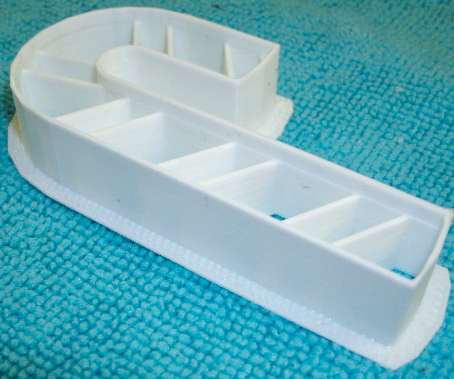 6x Candy Cane Christmas Fondant Cutter Cupcake Topper 1.75 IN USA FD275