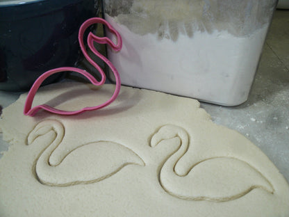 Flamingo Swan Water Bird Outline Cookie Cutter Made In USA PR646