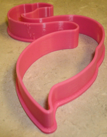 Flamingo Swan Water Bird Outline Cookie Cutter Made In USA PR646