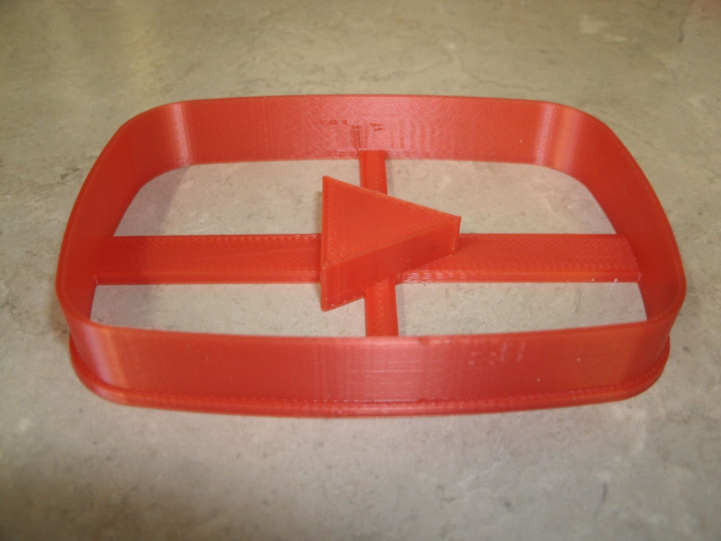 YouTube Themed Symbol Videos Music Cookie Cutter Made In USA PR2955