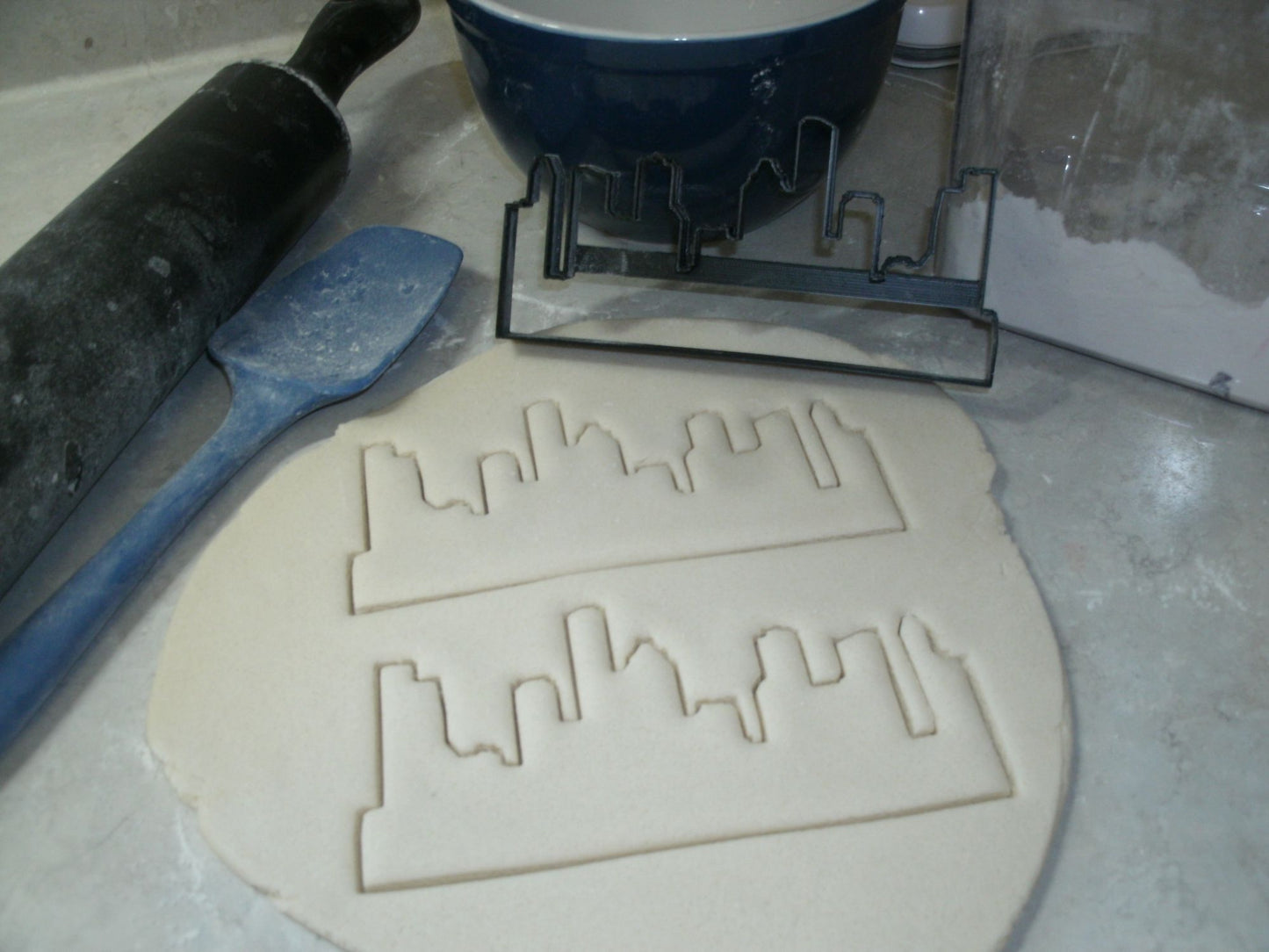 Houston Texas City Skyline Skyscraper Horizon Cookie Cutter Made In USA PR2957