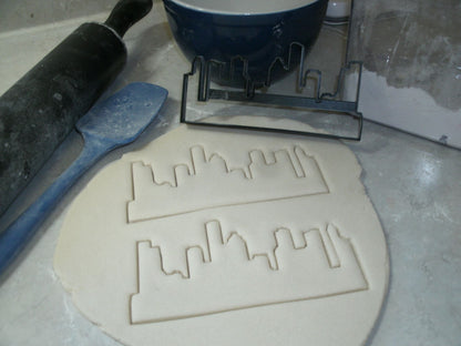 Houston Texas City Skyline Skyscraper Horizon Cookie Cutter Made In USA PR2957
