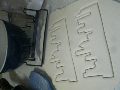 Houston Texas City Skyline Skyscraper Horizon Cookie Cutter Made In USA PR2957