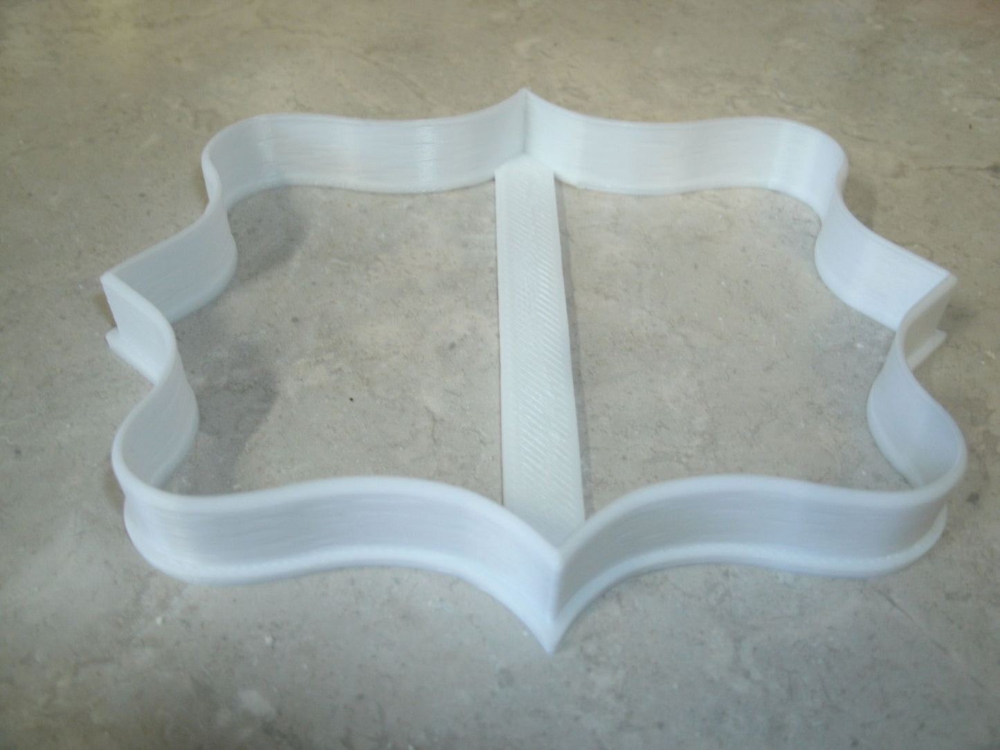 Frame Plaque Fancy Decorative Outline Cookie Cutter Made In USA PR2958