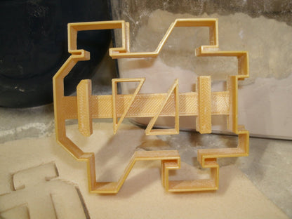 Notre Dame ND Letters Sports Football Cookie Cutter Made In USA PR499