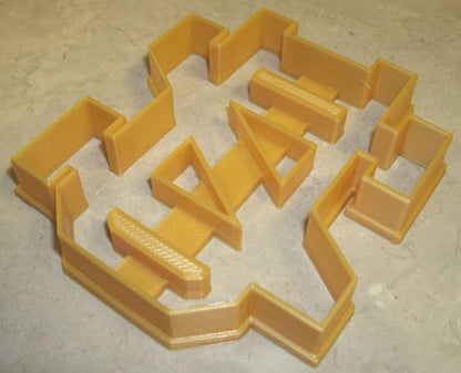 6x Notre Dame Sports Fondant Cutter Cupcake Topper 1.75 IN USA FD499