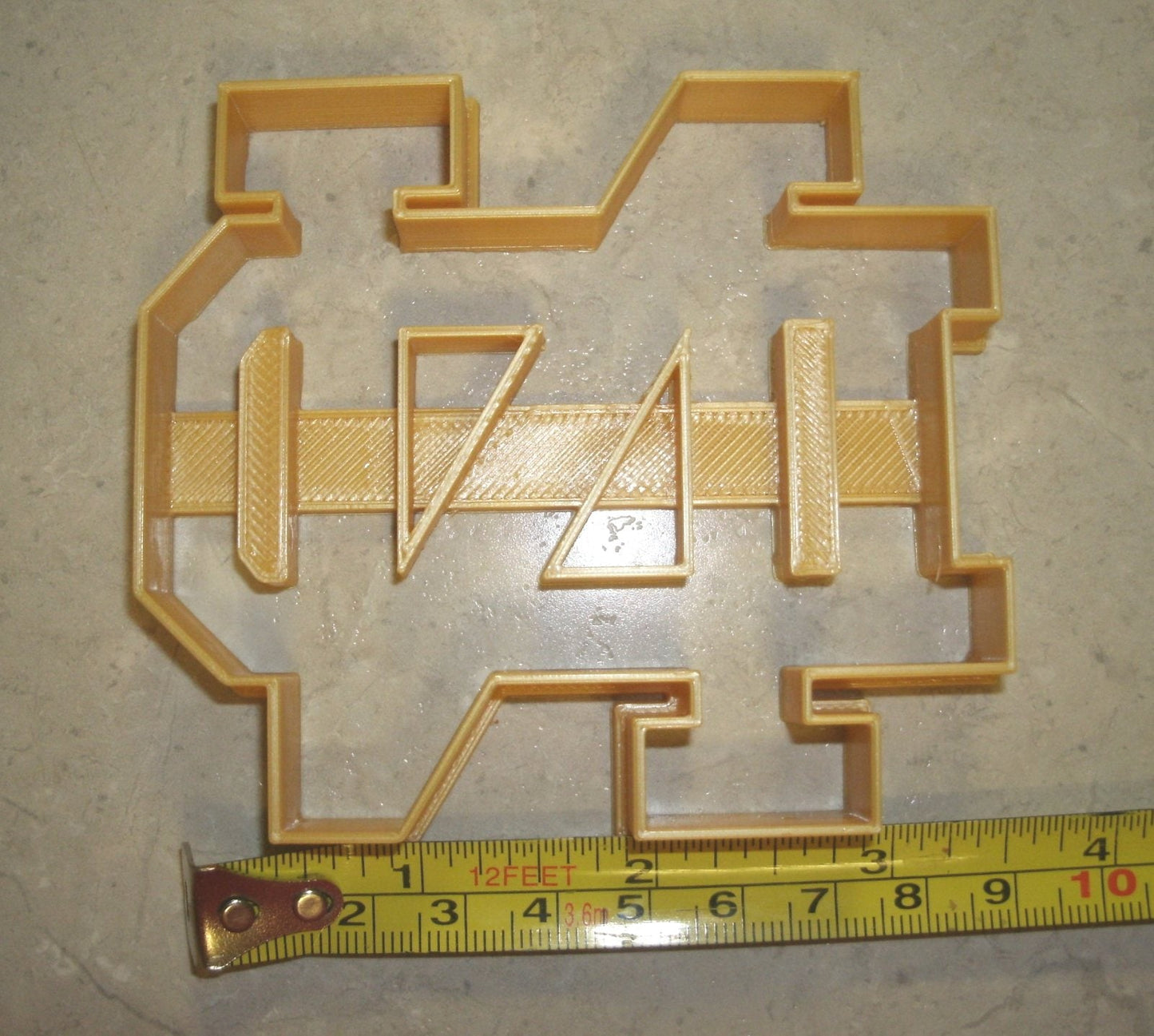 Notre Dame ND Letters Sports Football Cookie Cutter Made In USA PR499