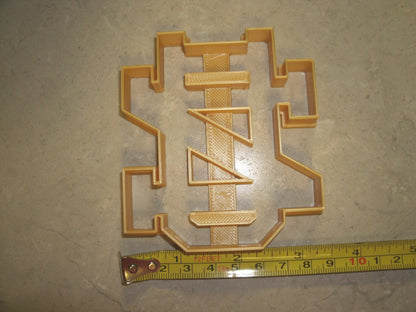 Notre Dame ND Letters Sports Football Cookie Cutter Made In USA PR499