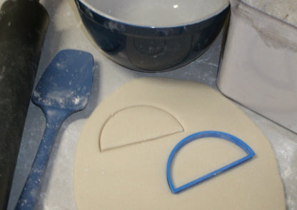 Half Circle Semi-Circle Shape Cookie Cutter Made In USA PR712