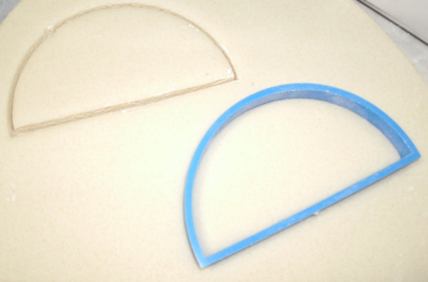 Half Circle Semi-Circle Shape Cookie Cutter Made In USA PR712