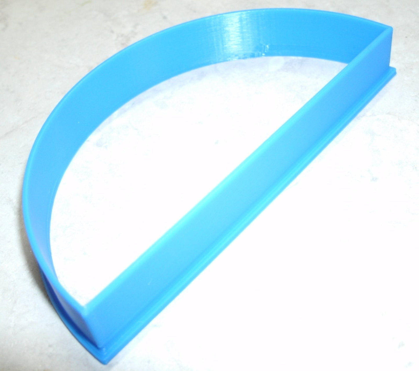 6x Half Semi Circle Fondant Cutter Cupcake Topper 1.75 IN USA FD712