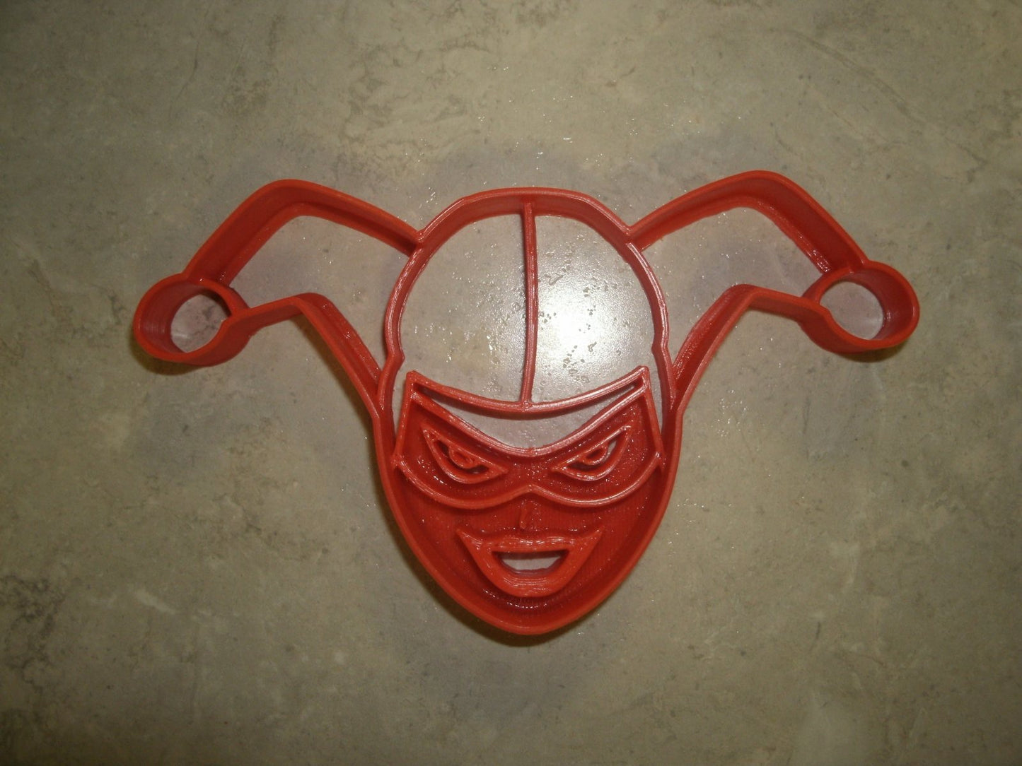 6x Harley Quinn Fondant Cutter Cupcake Topper 1.75 IN USA FD793