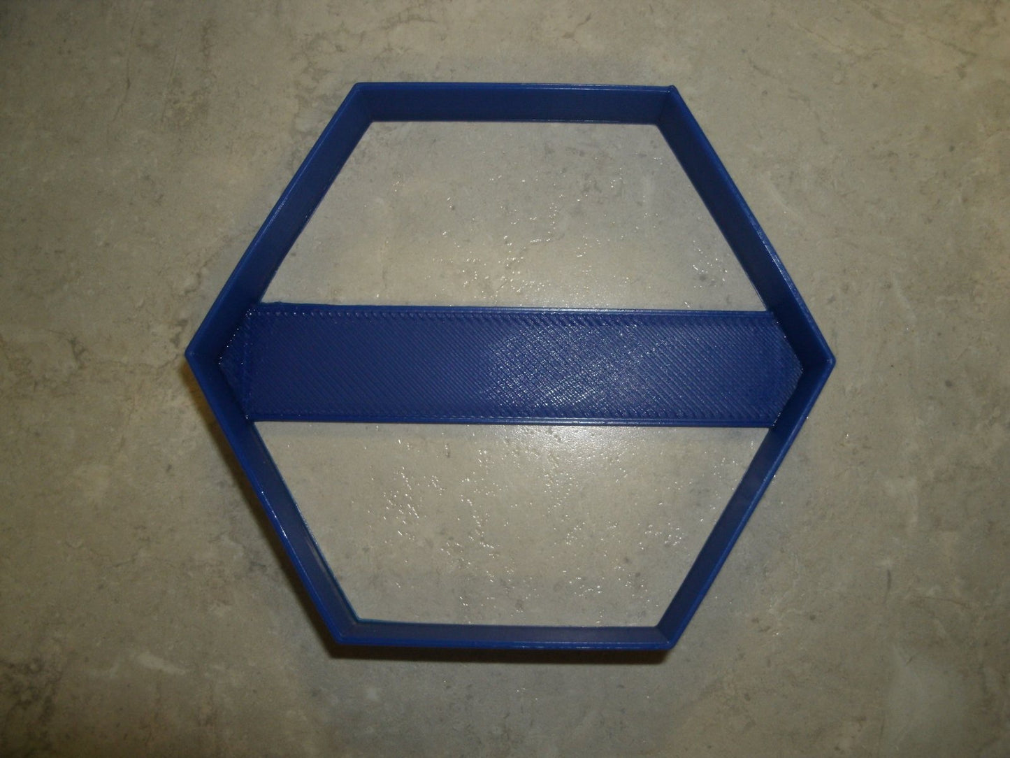 Hexagon 6 Sided Shape Outline Cookie Cutter Made In USA PR798