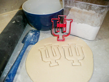 Indiana Hoosiers IU Letters Indiana University Cookie Cutter Made In USA PR992
