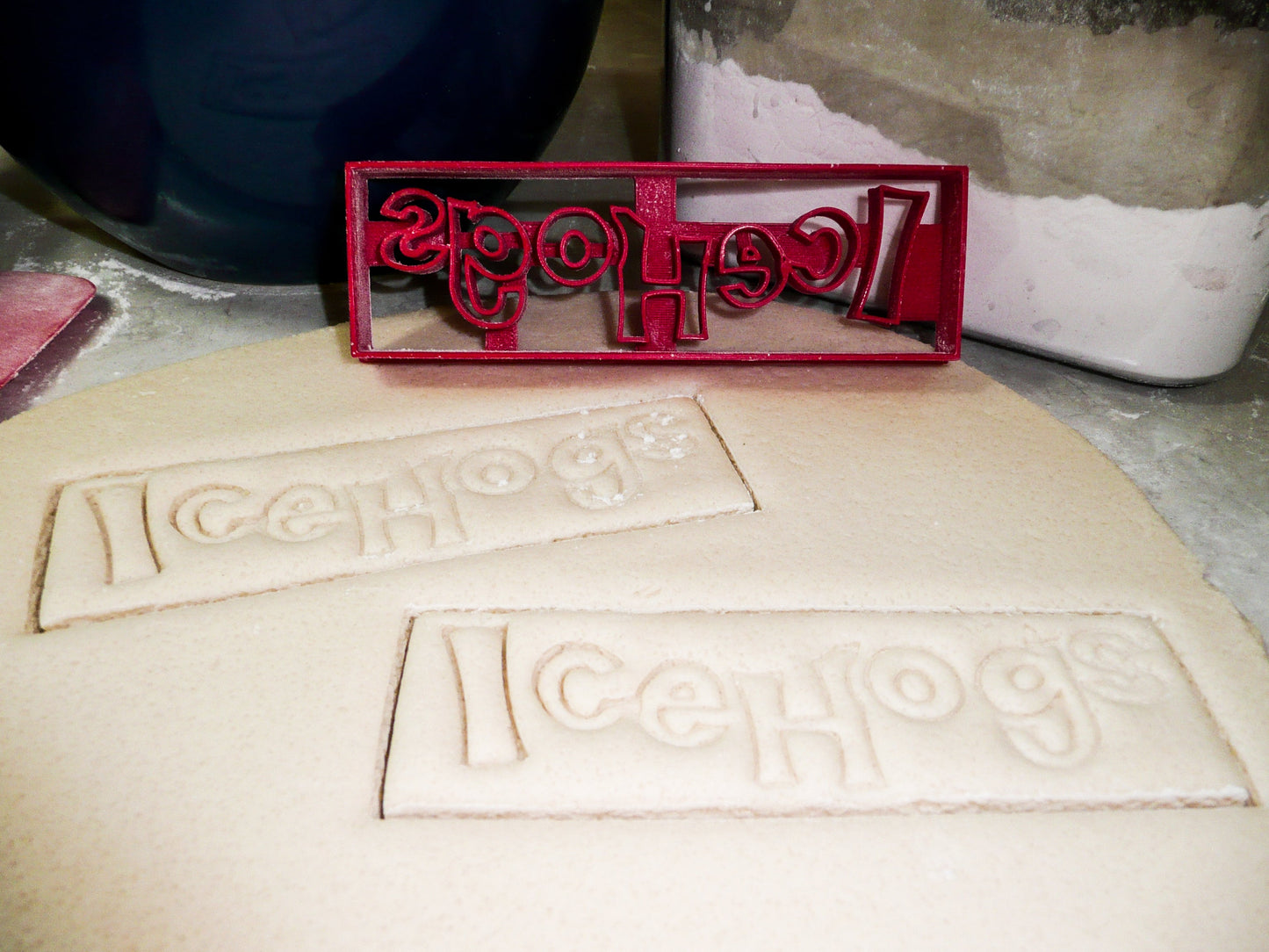 Rockford Icehogs AHL Hockey Name Cookie Cutter Made In USA PR946