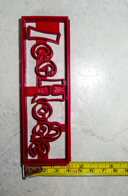 Rockford Icehogs AHL Hockey Name Cookie Cutter Made In USA PR946