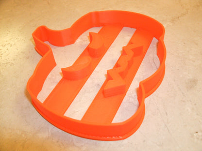 6x Pumpkin Jack O Lantern Fondant Cutter Cupcake Topper 1.75 IN USA FD111