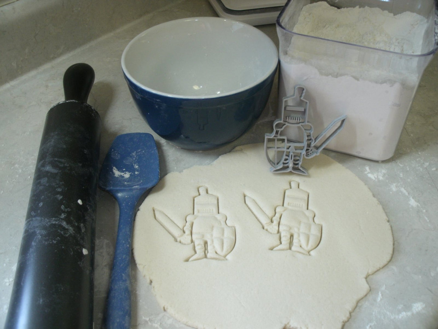 Knight in Shining Armor Sword and Shield Cookie Cutter Made In USA PR776