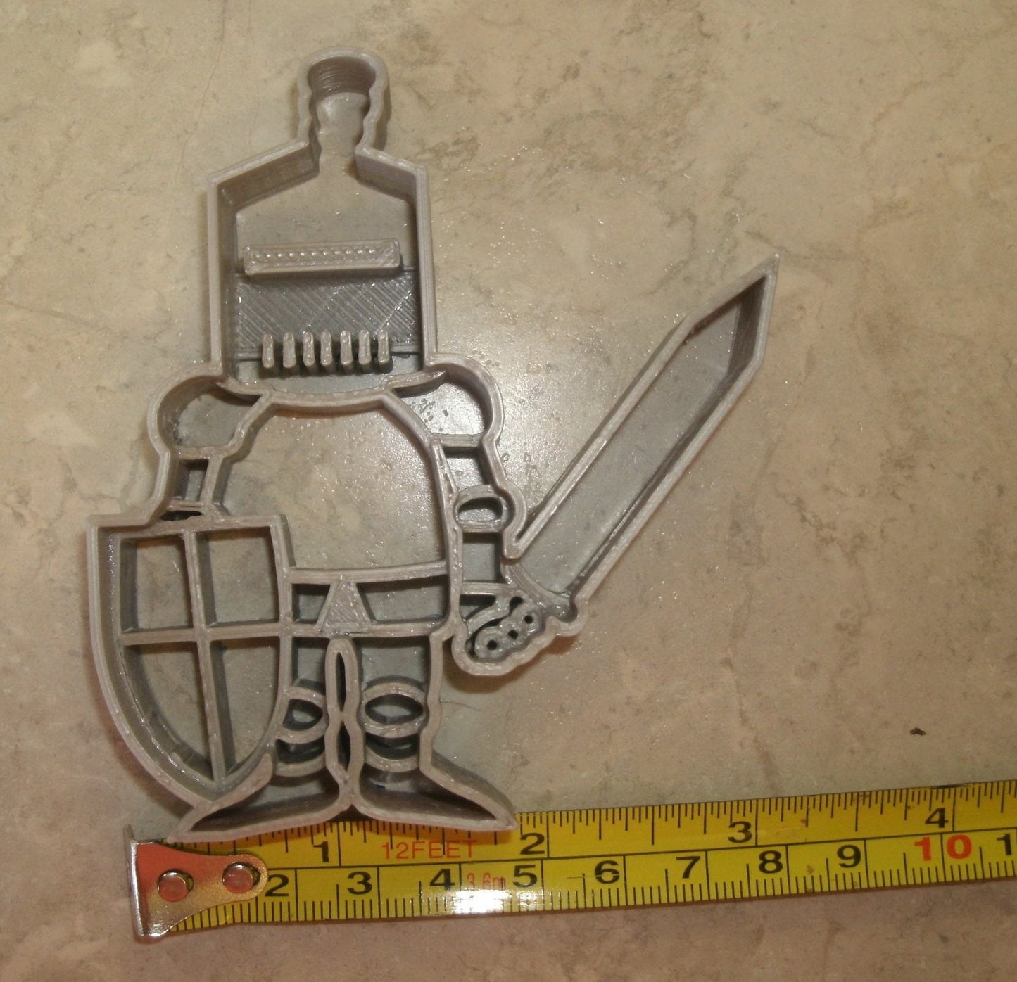 Knight in Shining Armor Sword and Shield Cookie Cutter Made In USA PR776