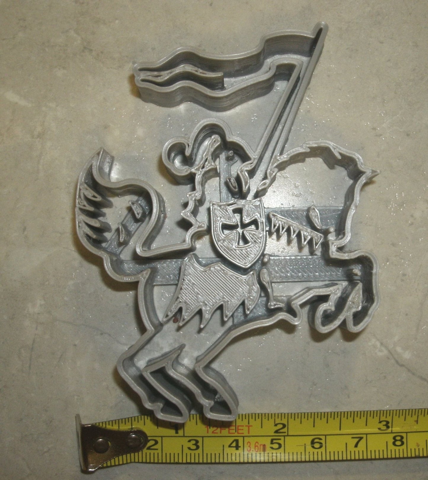 Knight on Horse with Lance Cookie Cutter Made In USA PR775