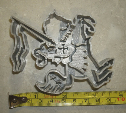 Knight on Horse with Lance Cookie Cutter Made In USA PR775