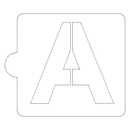 A Letter Alphabet Stencil For Cookies Or Cakes USA Made LS107A