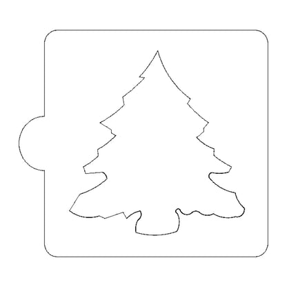 Christmas Tree Evergreen Stencil for Cookies or Cakes USA Made LS123